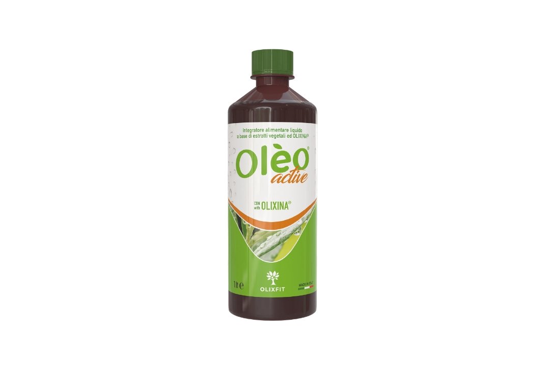 integratore foglie di ulivo pressione metabolismo Ol&egrave;o Active Etna Wellness flacone 1 litro Olixina