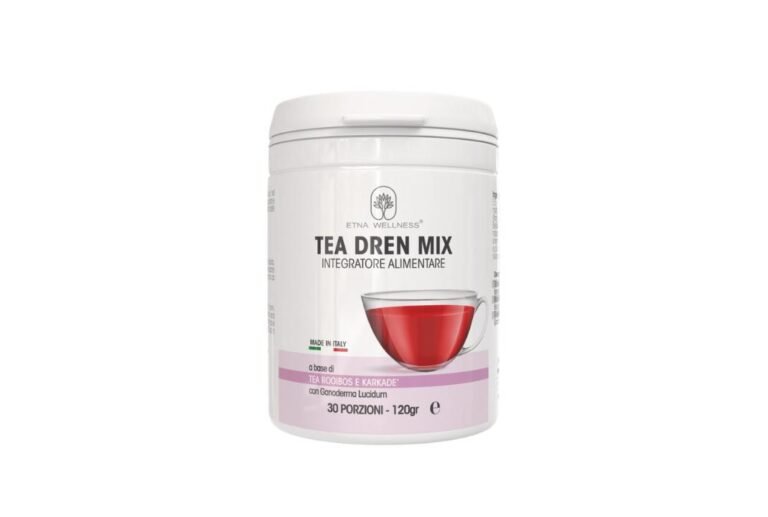 Tea Dren Mix Etna Wellness tisana drenante Rooibos Karkad&egrave; Ganoderma Lucidum 30 porzioni