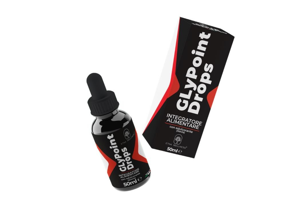 glypoint drops etna wellness flacone 50ml integratore liquido gocce metabolismo glucosio