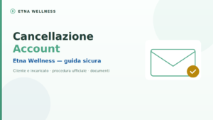 Cancellazione account Etna Wellness: guida sicura per chiudere il codice cliente o incaricato