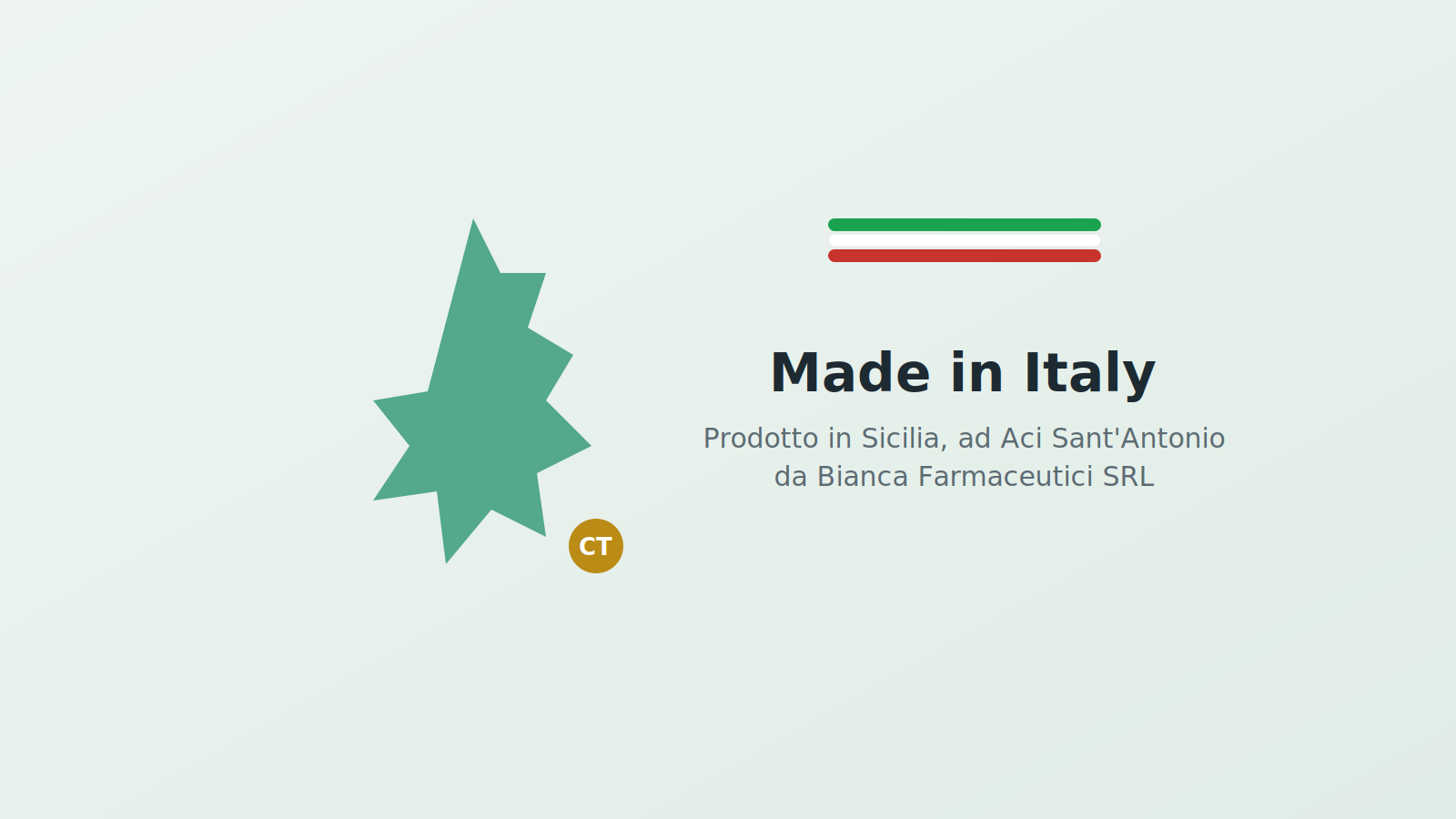 Garanzia Made in Italy Bianca Farmaceutici controllo qualità in Sicilia ad Aci Sant'Antonio
