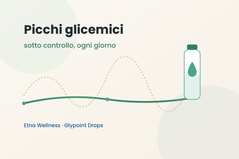 picchi glicemici sotto controllo grafico glicemia stabile Glypoint Drops Etna Wellness