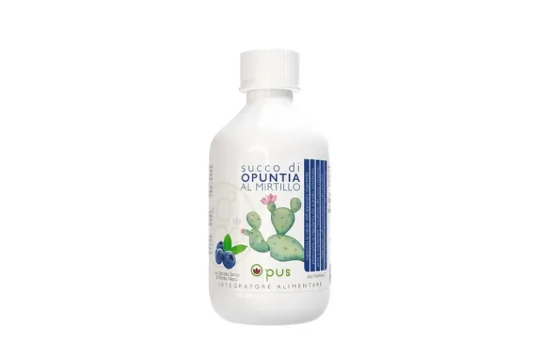 Succo di opuntia al mirtillo per la regolarità intestinale e il microcircolo