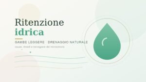 1) Ritenzione idrica: rimedi naturali per gambe gonfie e pesanti 2) Attivi contro la ritenzione idrica: amamelide, carnitina e vitamina C 3) Routine quotidiana contro la ritenzione idrica e il gonfiore alle gambe
