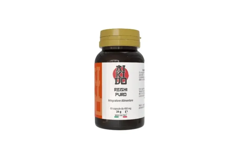 Reishi Puro Etna Wellness: confezione integratore Ganoderma lucidum 60 capsule