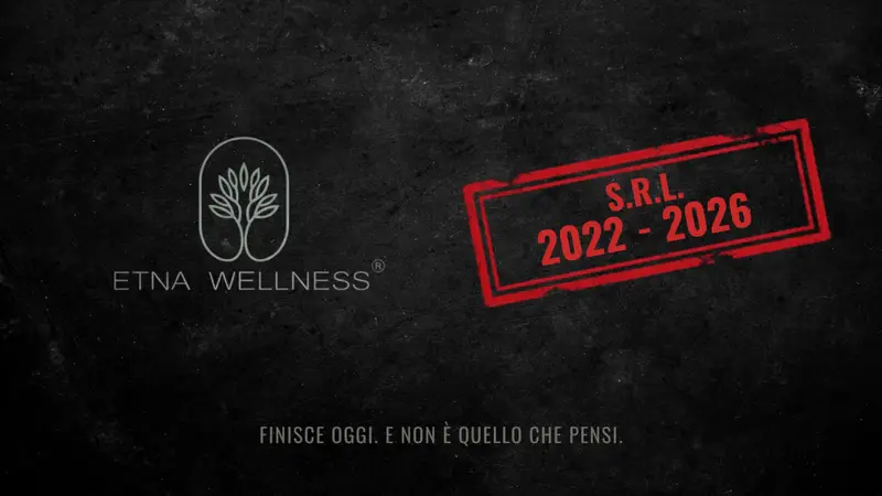 Etna Wellness SPA: timbro rosso S.R.L. 2022-2026 sulla vecchia forma societaria