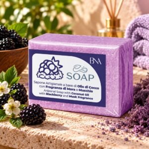 Sapone Artigianale Mora e Muschio Etna Wellness