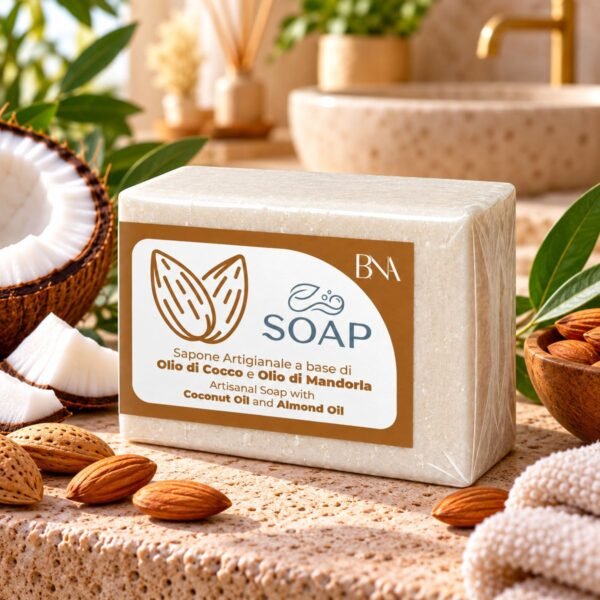 Sapone Artigianale Olio di Mandorla Sapone Artigianale Olio di Mandorla Etna Wellness