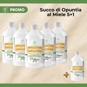 Scorta Succo di Opuntia al Miele Scorta Succo di Opuntia al Miele Etna Wellness