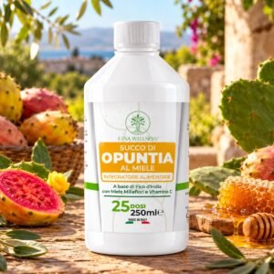Succo di Opuntia al Miele Etna Wellness