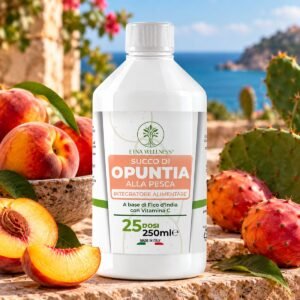 Succo di Opuntia alla Pesca Succo di Opuntia alla Pesca Etna Wellness